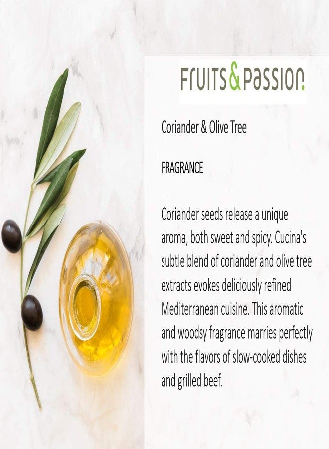 Cucina Fruits & Passion Coriander and Olive Tree Hand Soap 200ml and Nourishing Hand Butter 60ml - Image 4